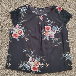 Shein floral top